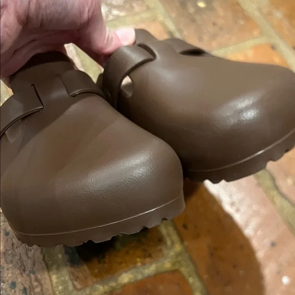 Birkenstock Boston Essentials EVA Brown Clog - Picture 3 of 9